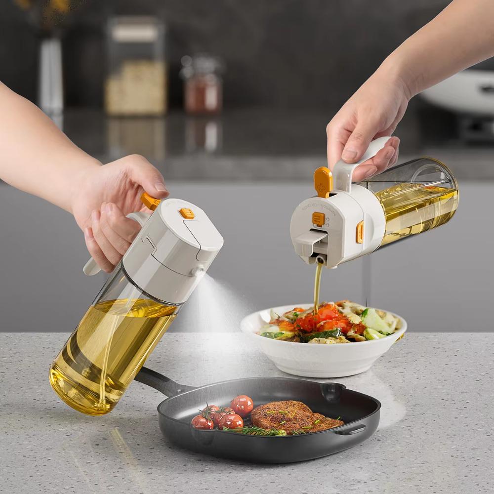 Unique Oil Dispenser Safety Oil Container Bottle Multifunctional Seasoning Bottle Cooking