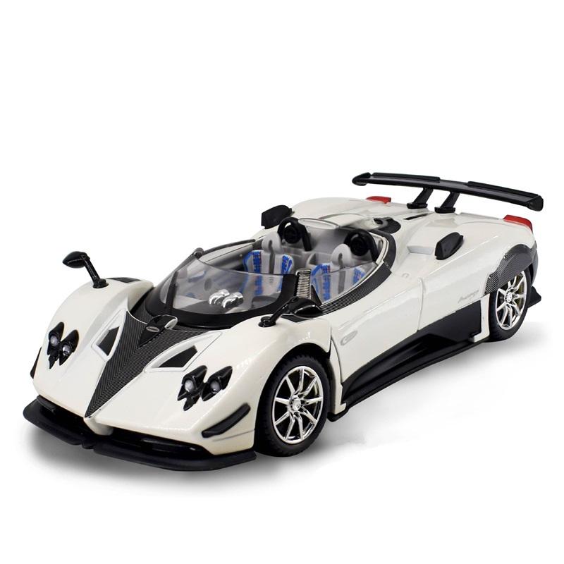 1/32 Pagani Zonda HP Barchetta Alloy Concept Sports Car Model Diecast Metal Racing Super Car Vehicle Model Sound Light Kids Gift