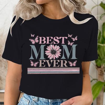 Beste Mama aller Zeiten Shirts für Damen Kleidung Harajuku Damen T-Shirt Mode Streetwear Mama T-Shirts Kurzarm Trend T-Shirt Kleidung