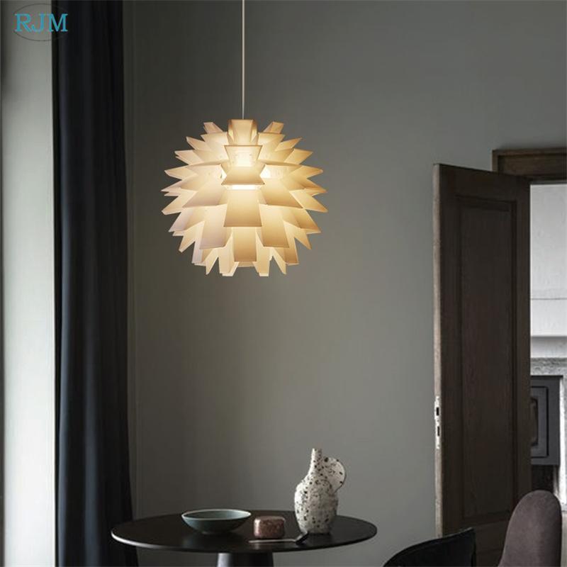 Nordic Modern Designer Decorative Pendant Lamps Personality Creative PP Pine Nuts Art Hang Lights Aisle Balcony Restaurant Lamps