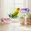 Shell Shape Parrot Perch Stand Wear-resistant Bird Cage Perches  Home Training