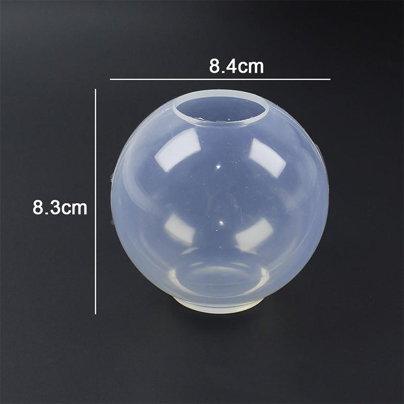 1PC 20-100mm Ball Shape Silicone Mold 3D Planet Ball Epoxy Resin Mould for DIY Crafts Home Decoration Tools