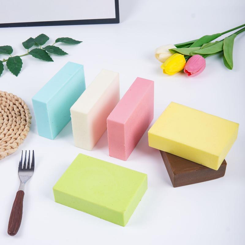 Käseförmige Squishy Fidget Spielzeuge Weich Langsamer Rückprall Helle Farben Zur Stressbewältigung Kinder Spiel Büro Zuhause Tägliche Nutzung