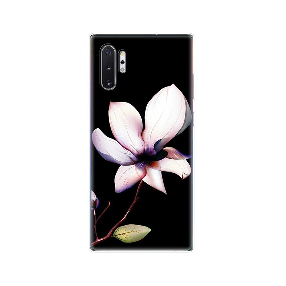 Silikonový kryt na telefon Pro Samsung Galaxy Note 10 Note10 Pouzdro Měkký TPU Zadní kryt Pro Samsung Note 10 plus fundas Coque nárazník