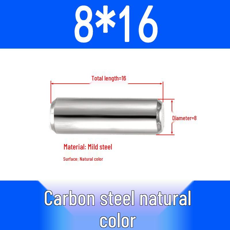 GB119 Iron Cylindrical Positioning Pin - Solid Pin Shaft M3M4M5M6M8M10M12