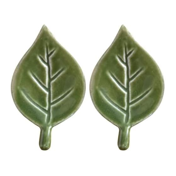 Tableware East Chopstick Rest Leaf Green kn003ct06803