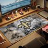 New Orleans Saints2 Druck Kissen Rutschfest Laptop Tablet Großes Mauspadd XXL Matte Mini-PC Spielmatte Mit Verriegeltem Rand