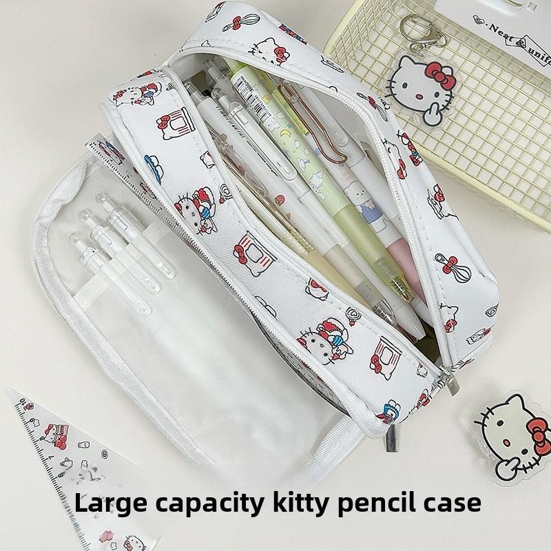 Estuche Hello Kitty Pochacco Capibara De Gran Capacidad Para Estudiantes Y Material Escolar