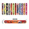 12Pcs Cars Series Slap Bracelets Snap Circle Cute DIY Bracelet Wristbands of Anime for Kids Party Favors Fun Birthday Gifts