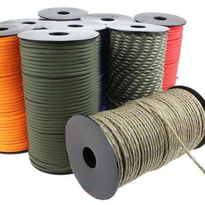 100 m 4 mm 7 standkernen Outdoor Camping Touw Klimmen Wandelen Overlevingsuitrusting Tentaccessoires