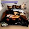 Michael Jackson Bedding 3 Piece Set Hd Print Duvet Cover Pillowcases For Teens Adult Bedroom Decoration Christmas Gift C9211912