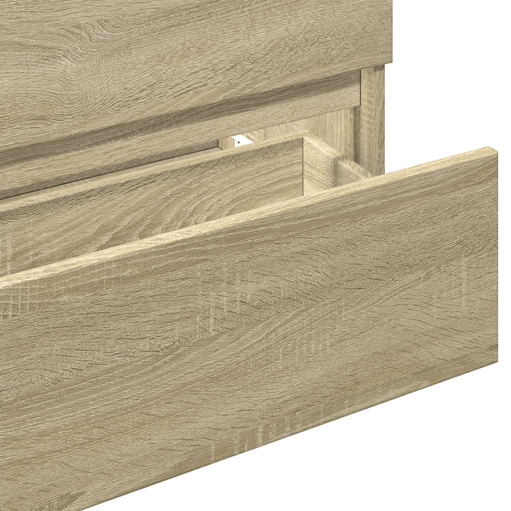 Washbasin Cabinet In Sonoma Oak 80 X 38.5 X 45 Cm Particleboard