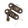 20Pcs Cabinet Latch Vintage Bronze Decorative Hasp Latch Hardware for Wooden Box Case Drawer Small Vintage Buckle Lock