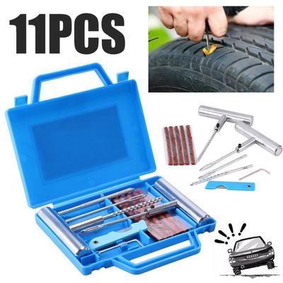 strety 24PCS 4MM 6MM 9MM Parche Neum/ático Universal para Autom/óviles Reparaci/ón De Setas Pinchazo De Neum/áticos Parche De Setas con Cable