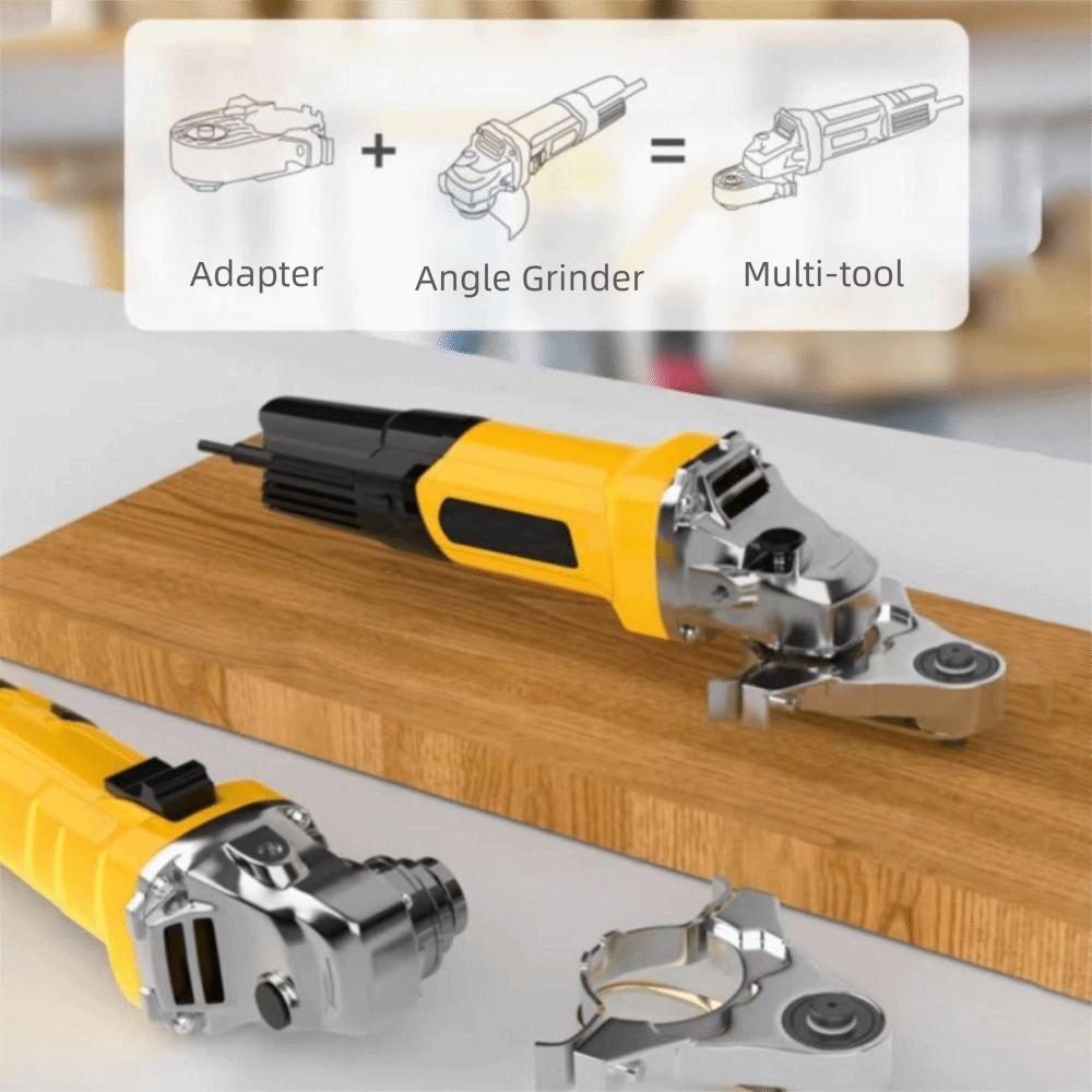 Cutting Polishing Shovelling Cleaning Angle Grinder Changed to Multi-tool