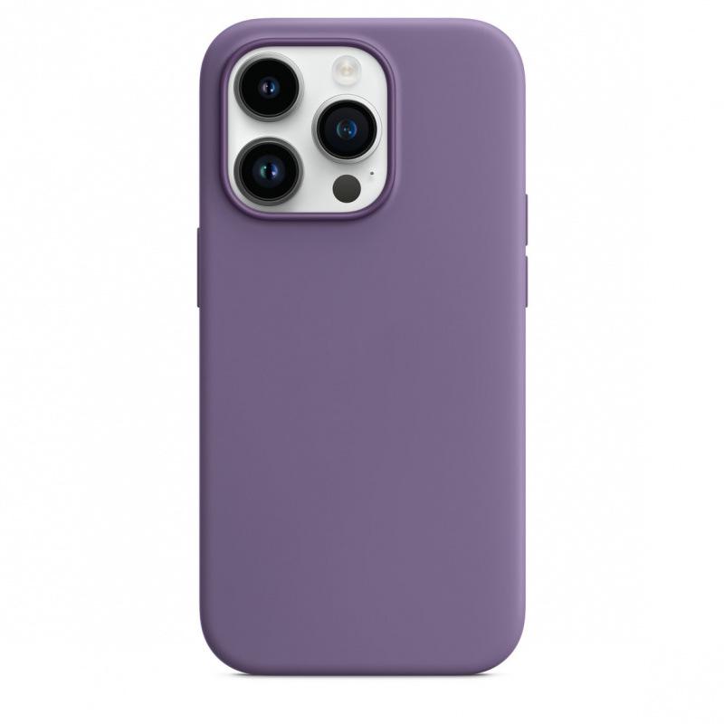 Magnetic Liquid Silicone Case for Apple iPhone 14 Pro Max with Magsafe and Animation Design