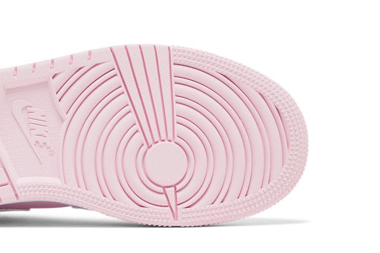 Jordan 1 Low Pink Foam Fire Red White (GS)