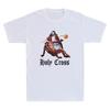 Crossover Basketball Holy Cross Satan Jesus Funny Graphic Vintage Unisexs Tshirt