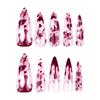European & American Halloween Stiletto Press-On Nails - 2024 Long Wearable French Manicure Tips