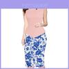 Kenancy Damen Langarm Patchwork Bodycon Kleid Mit Elegantem V-Ausschnitt Design