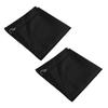 2PCS Horse Training Flag Abrasion Resistant Portable Equestrian Nylon Training Flag for Activity Entertainment Black