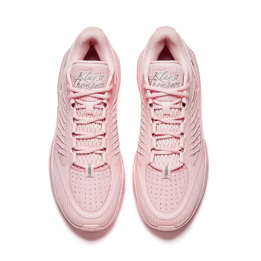 Anta KT10 Low Comfortable Fashion Versatile Shock Absorption Non-Slip Wear-Resistant Balance Low-Top Basketball Shoes Men Sneaker Pink 112521101-3