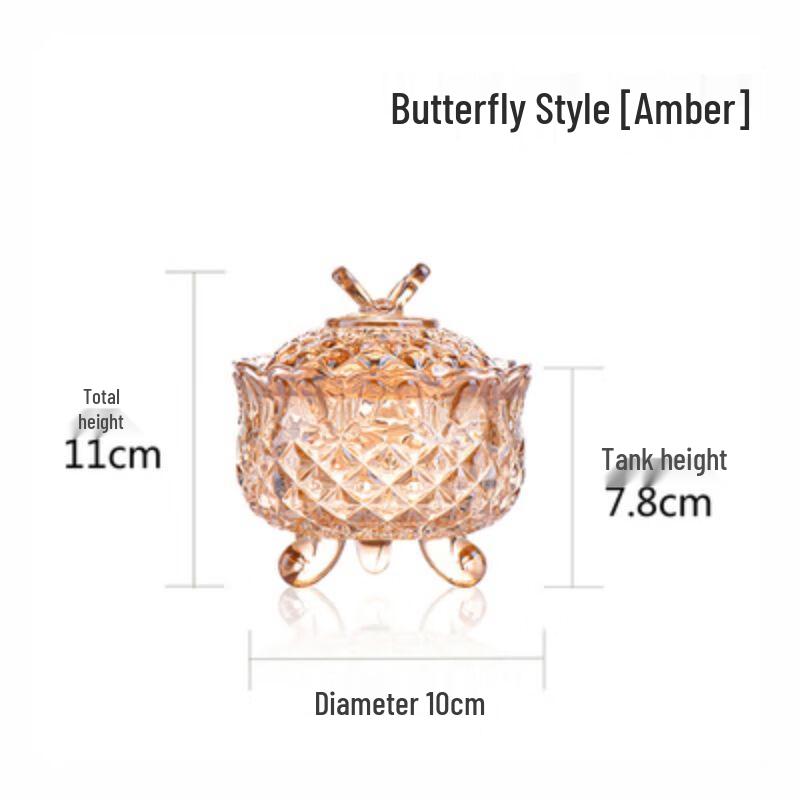 Qianxing Electroplated Glass Candy & Storage Jar