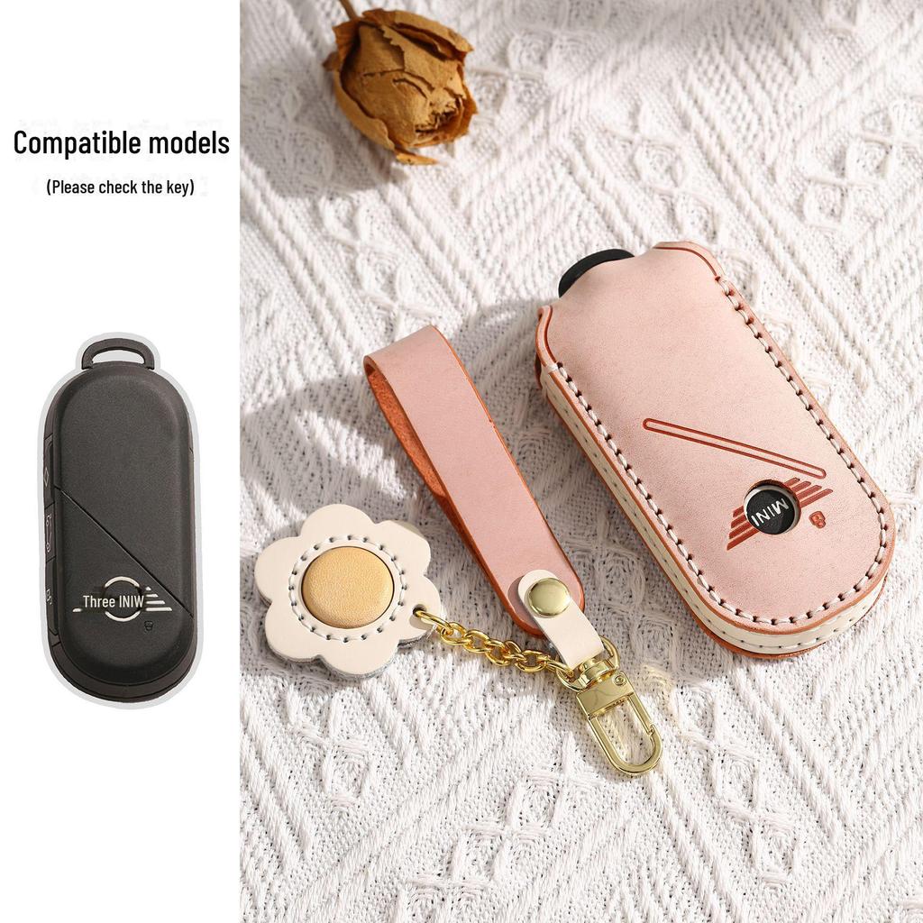 2024 BMW Mini Cooper JCW Leather Key Cover for Women