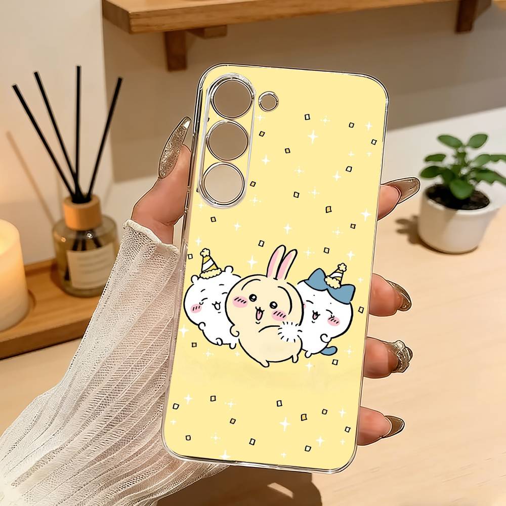 Cute C-C-Chiikawas Phone Case For Samsung Galaxy A71,A70,A52,A51,A40,A30 Transparent Cover