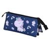 Triple Pencil Case Oh My Pop! Sweety Multicolor - Ripstop, One Size Fits All