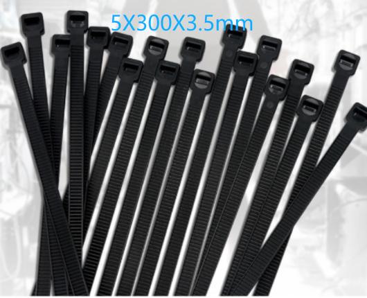 100 kusů černočervených kabelových stahovacích pásek 4x200 mm, upevňovacích kroužků, opakovaně použitelných kabelových stahovacích pásek na zip, odnímatelných multifunkčních antikorozních stahovacích pásek