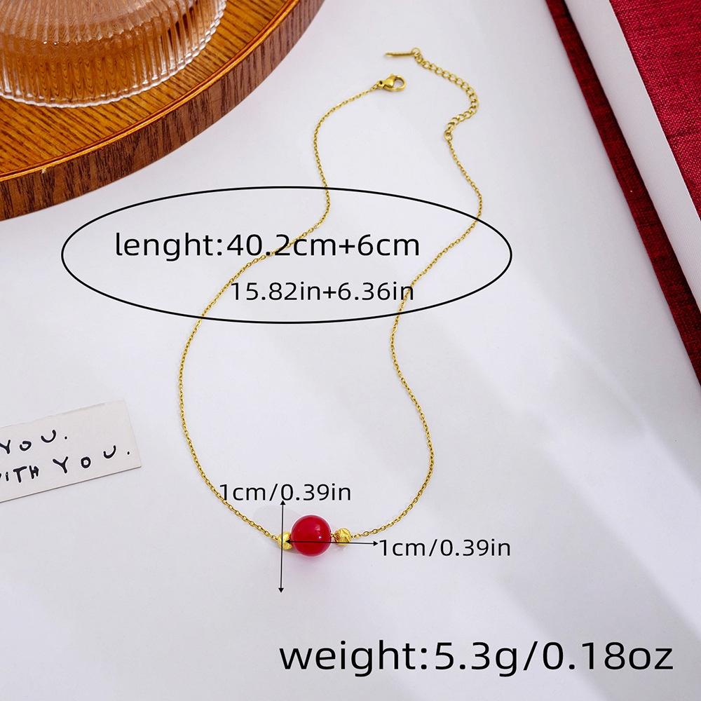 New personalized necklace for women, fashionable, simple, romantic, high-end, lightweight, elegant jewelry accessories 45cm
