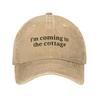 STO VENENDO AL Cottage Cappellino da Baseball Casual per Donna Uomo Estate Riscaldamento Rivalità Corsa Hippie Cappellino Trucker Cappellini da Baseball