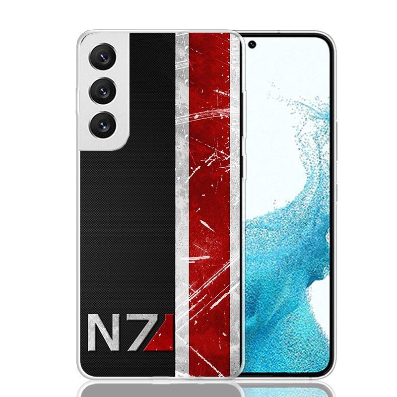 N7 Mass Effect For Samsung Galaxy S25 S24 S23 S22 Ultra Phone Case S21 Plus S20 FE S10 + S25Edge Fundas Cover Galaxy S25 S24 S23