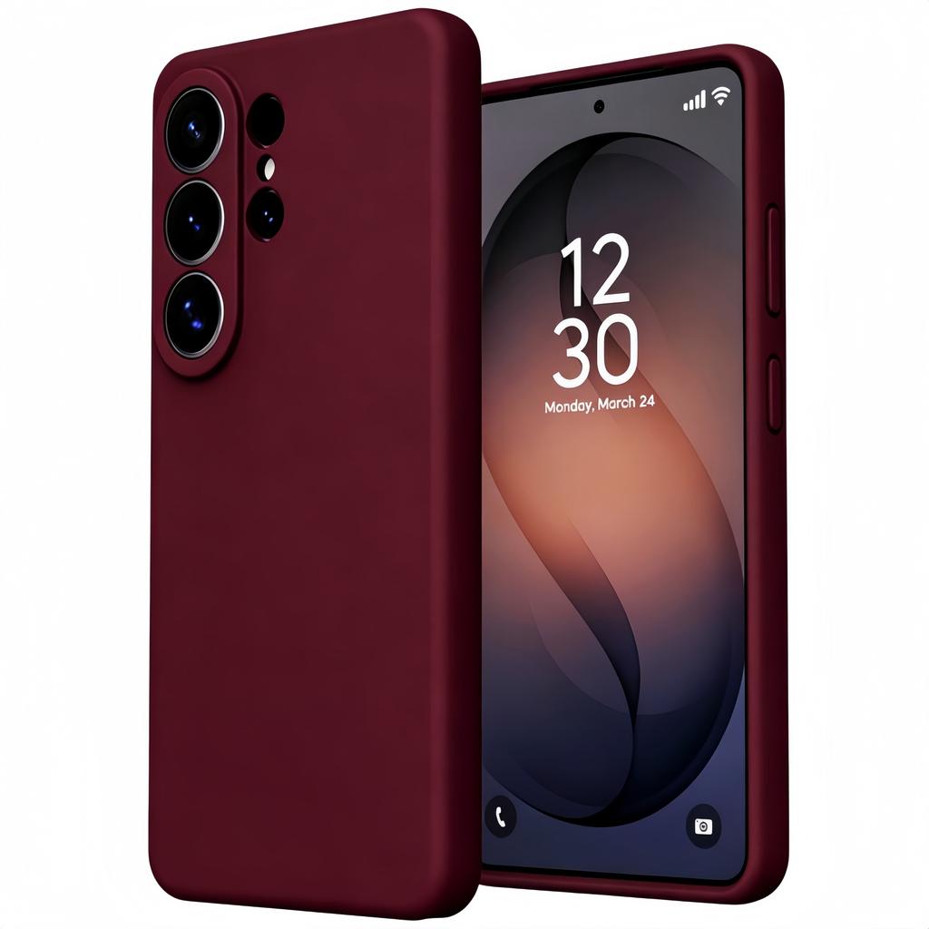 Noble Fashion Solid Colour Shockproof Protective Liquid Silicone Case For Samsung Galaxy S26 Ultra Plus