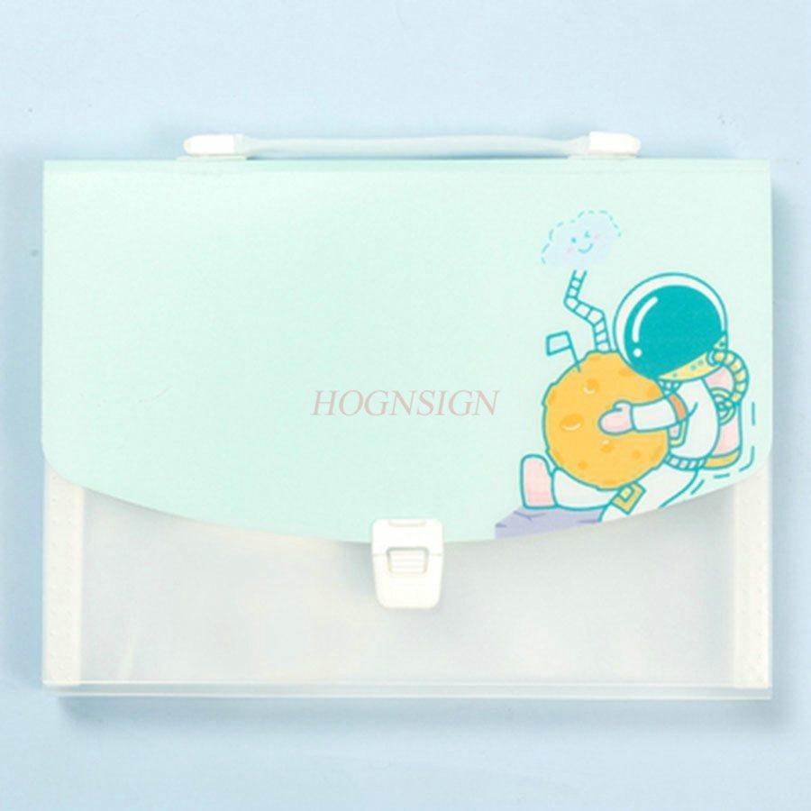Simple portable organ bag, multi-layer file bag, A4 folder, student handbag, storage file bag