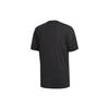 Adidas Solid Color Casual Logo Print Round Neck Short Sleeve T-Shirt Unisex Tops Black CE9551