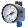 Pressure Regulator Monitor Inlet   Pressure 1 7 Pressure Gauge G1 4 Threaded 0 150 PSI Aluminum Alloy Spray  Pneumatic Tool Easy Install Compact