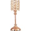 European Gold Crystal Candlestick Home Decor Iron Candlestick Wedding Candlelight Dinner Props Home Decor