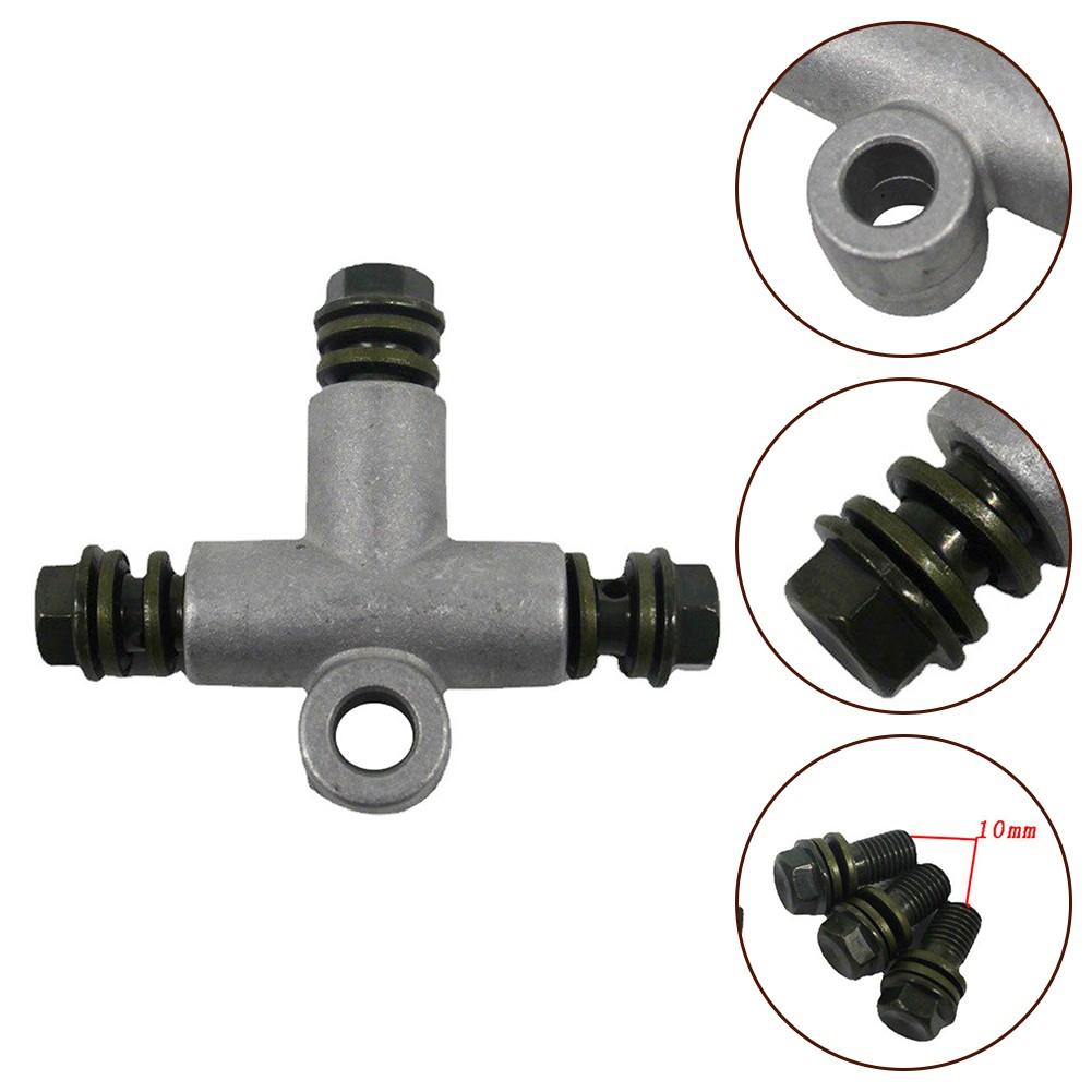 Motorcycle ATV Karting Parts Seamless Fit Hydraulic Brake Hose T Connector