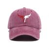 Bull Head Print Baseball Cap, Vintage Men's and Women's Duckbill Cap, Outdoor Travel, Sun Protection and Shading