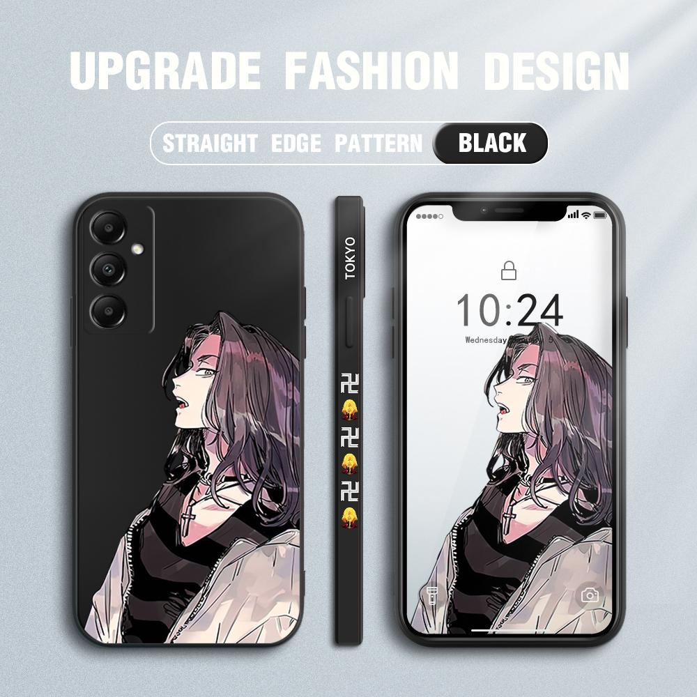 Popular Japanese Anime Phone Case for Redmi Xiaomi POCO Note 10 Pro 9 9A 9T 10C 8 7 11 Lite 5G X3 M3 Square Edge Soft Full Camera Protect Cover
