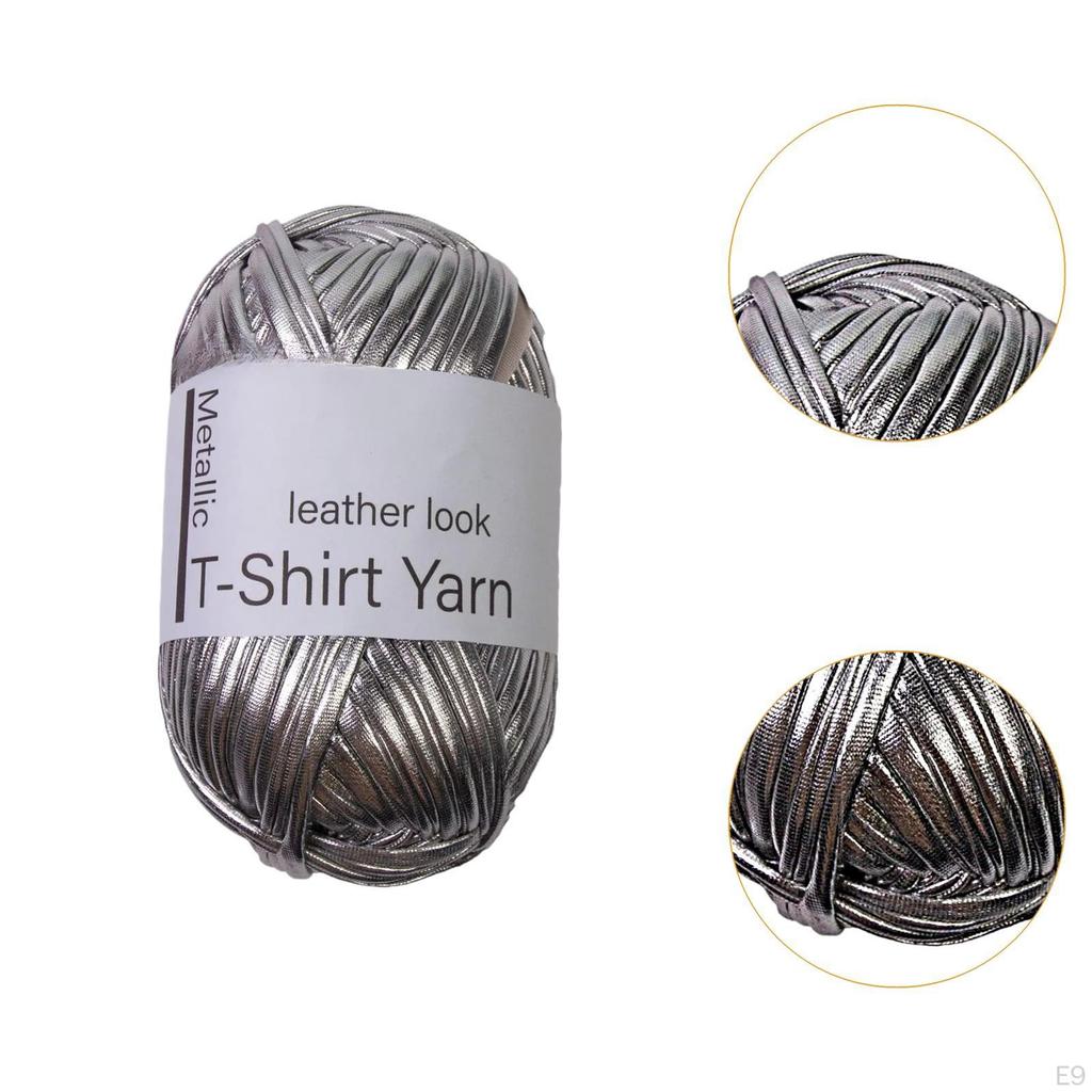 Metal T -shirt Thread, Soft Tissue Bright Fabric Thread for Blankets, Keys, Beginners