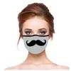 Adult Washable And Reusable Breathable Beard Pattern Windproof And Haze Mask