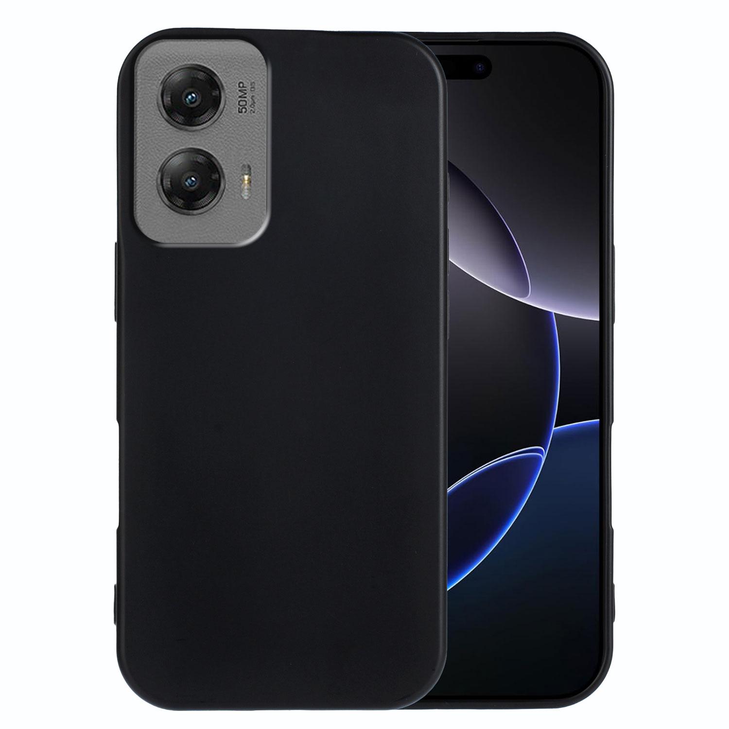 

Для Motorola Moto G Stylus 5G (2025) Чохол з ТПУ М який Матовий Захист від відбитків пальців Задня кришка для телефону Black