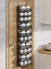 Over The Door Pantry Organizer, 10-Tier Pantry Door Hanging Heavy-Duty Carbon Steel Storage Rack Can Organizer For Kitchen Spice
