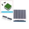 1Pc Max7219 Dot Matrix Module Led Module Display Module Support Cascading Control Mcu Control Driver