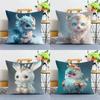 Cartoon Zodiac Pillowcase Dormitory Decoration Office Living Room Home Pillowcase