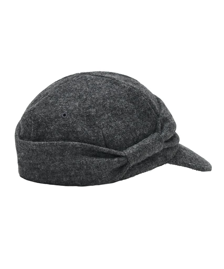 Taibseobiseu Wool Belted Cap [Charcoal]