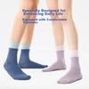 4 Pairs of Men's Socks, Sweat-Absorbing, Odor-Resistant, Casual, Breathable Mid-Calf Socks